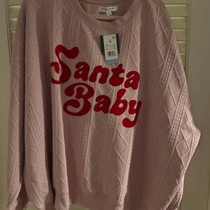 Grayson Threads Pink Santa Baby Sweater